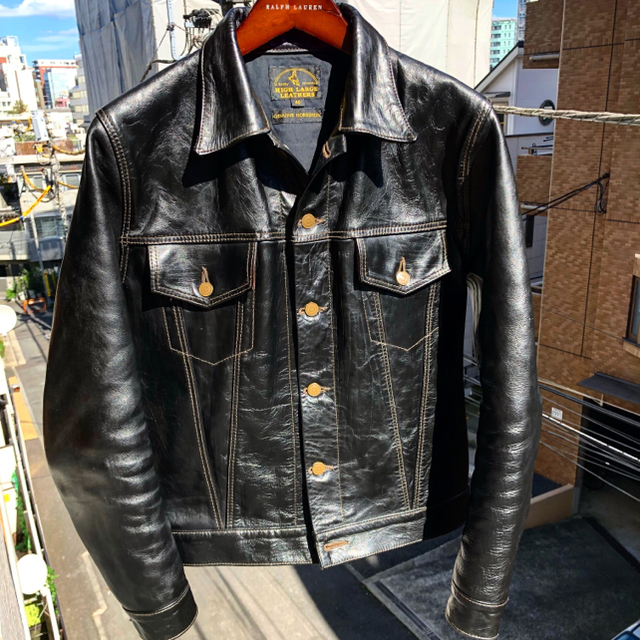 FREEWHEELERS(フリーホイーラーズ)のハイラージレザーズ ホースハイド ジャケット 40 ファインクリークレザーズ メンズのジャケット/アウター(レザージャケット)の商品写真