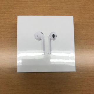 アップル(Apple)のAir pods 新品未使用未開封品 即日発送可能(ヘッドフォン/イヤフォン)