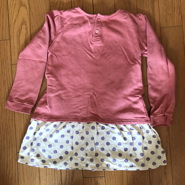 3can4on(サンカンシオン)の3can4on ワンピース 120センチ キッズ/ベビー/マタニティのキッズ服女の子用(90cm~)(ワンピース)の商品写真