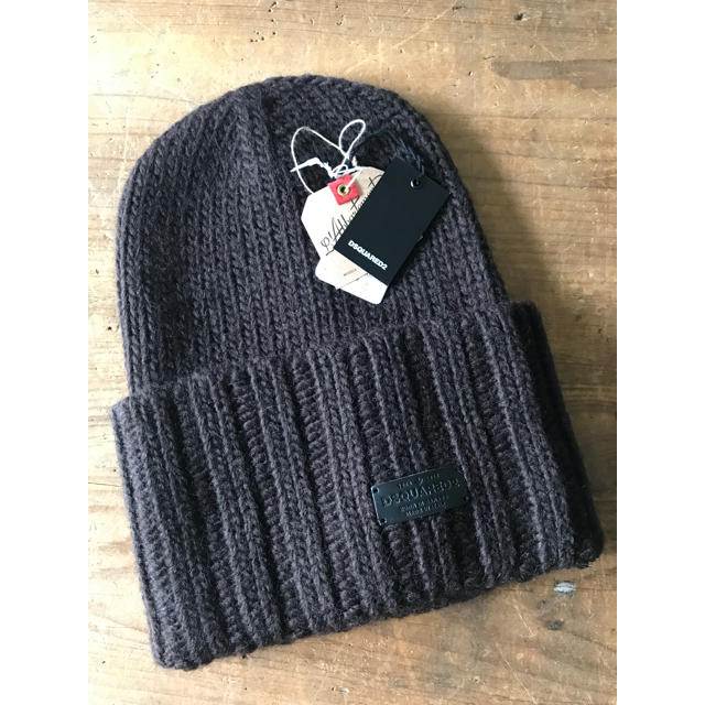 L'Appartement DEUXIEME CLASSE(アパルトモンドゥーズィエムクラス)のアパルトモン DSQUARED2 KNIT CAP ニット キャップ レディースの帽子(キャップ)の商品写真