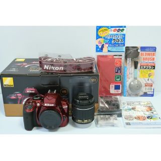 ニコン(Nikon)の新品 Nikon D3400 レンズキット レッド(デジタル一眼)