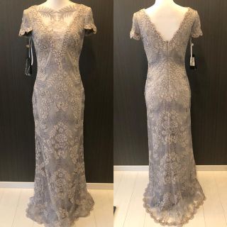 タダシショウジ(TADASHI SHOJI)のタダシショージ Tadashi shoji ロングドレス ライトグレー(ロングドレス)