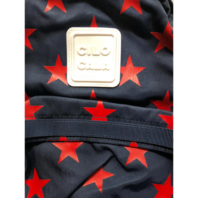 CIAOPANIC TYPY(チャオパニックティピー)のチャオパニック ティピー  シロカーラ スター 星 リュック キッズ 赤×紺 キッズ/ベビー/マタニティのこども用バッグ(リュックサック)の商品写真