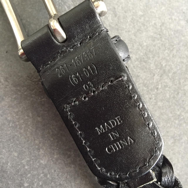 UNIQLO(ユニクロ)のユニクロ 本革 メッシュベルト 黒  レディースのファッション小物(ベルト)の商品写真