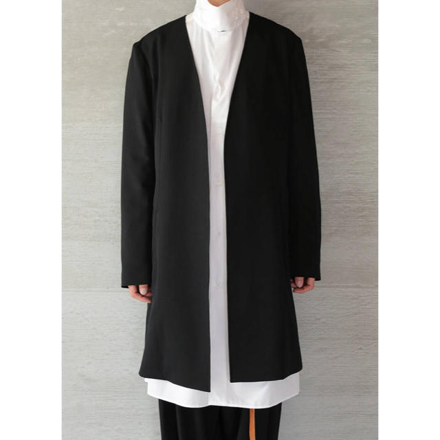 yohji yamamoto pour homme 20ss ノーカラー　ウール