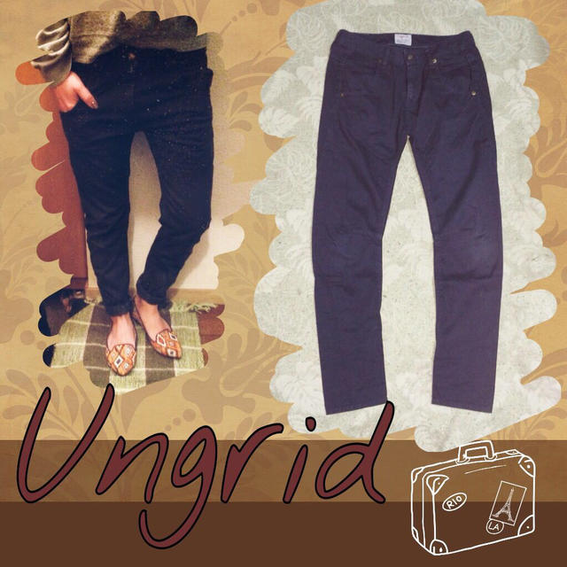 Ungrid(アングリッド)のUngrid カラーサルエル レディースのパンツ(カジュアルパンツ)の商品写真
