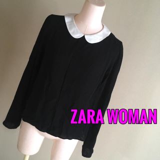 ザラ(ZARA)のZARA WOMAN♡シフォンブラウス(シャツ/ブラウス(長袖/七分))