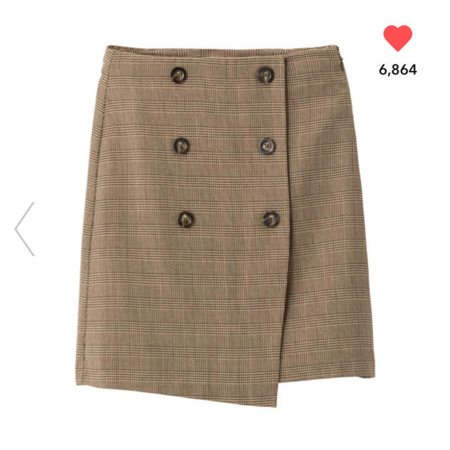 GU(ジーユー)のGU 𓇼チェックミニスカート レディースのスカート(ミニスカート)の商品写真