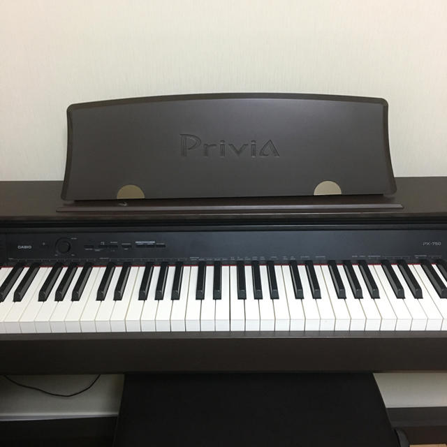 CASIO 電子ピアノ Privia PX-750 カシオ ブラウン プリヴィア