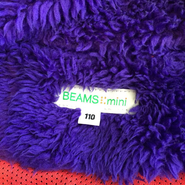BEAMS(ビームス)のくまのフードベスト キッズ/ベビー/マタニティのキッズ服男の子用(90cm~)(その他)の商品写真
