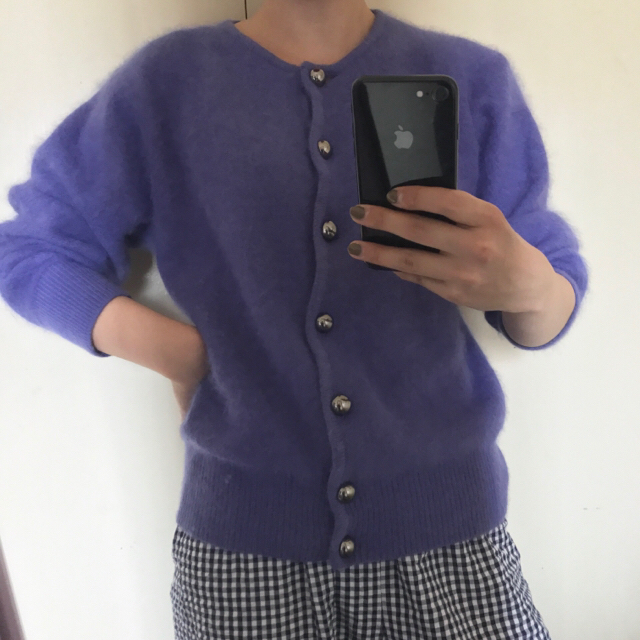 Lochie(ロキエ)のVINTAGE Mohair Knit Cardigan🍇 レディースのトップス(カーディガン)の商品写真