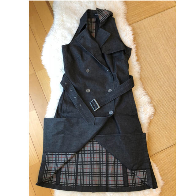 BURBERRY(バーバリー)の超美品バーバリーBurberry上質コットンデニムコート♫ レディースのジャケット/アウター(その他)の商品写真