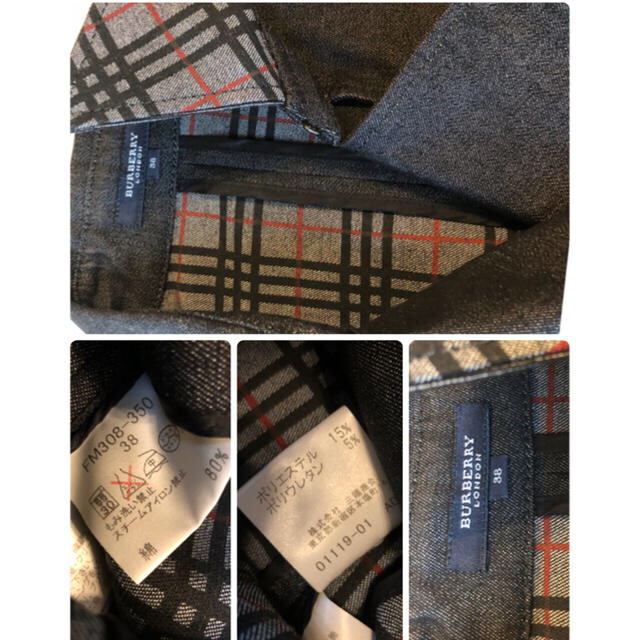 BURBERRY(バーバリー)の超美品バーバリーBurberry上質コットンデニムコート♫ レディースのジャケット/アウター(その他)の商品写真