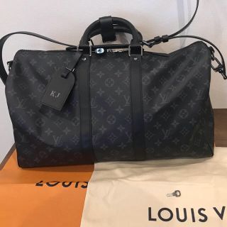 ルイヴィトン(LOUIS VUITTON)の【かめ様専用】ルイヴィトン モダンなモノグラムエクリプス キーポル45ボストン(ボストンバッグ)