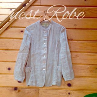 ネストローブ(nest Robe)のnest Robe リネンジャケット(シャツ/ブラウス(長袖/七分))