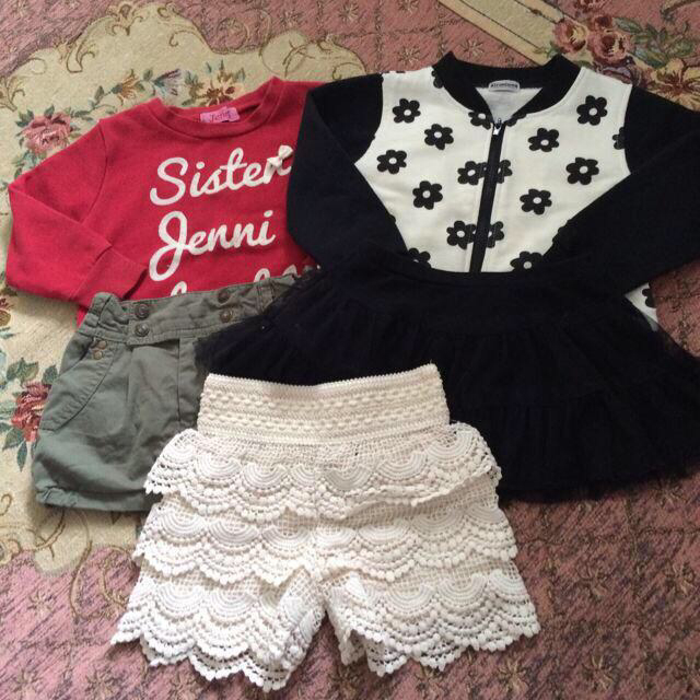 JENNI(ジェニィ)の処分価格。JENNIetc3点セット キッズ/ベビー/マタニティのキッズ服女の子用(90cm~)(その他)の商品写真