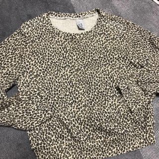 ザラキッズ(ZARA KIDS)のZARA kids♡110ヒョウ柄トレーナー美品♡(Tシャツ/カットソー)