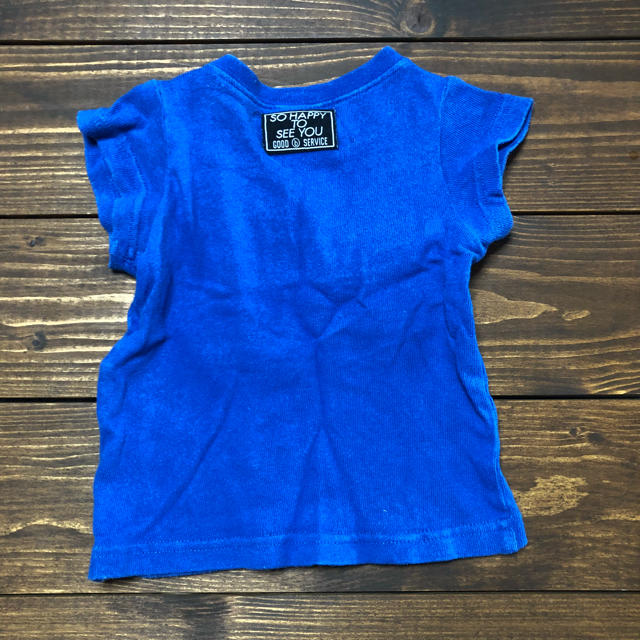 BREEZE(ブリーズ)のBREEZE ブリーズ ベビー キッズ 半袖Tシャツ ブルー 80 キッズ/ベビー/マタニティのベビー服(~85cm)(Ｔシャツ)の商品写真