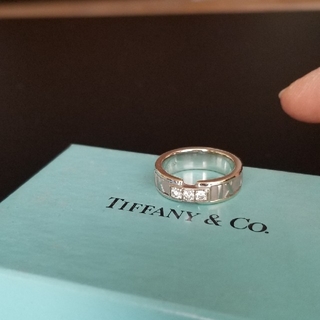 ティファニー(Tiffany & Co.)のTiffanyホワイトゴールドダイヤ指輪(リング(指輪))