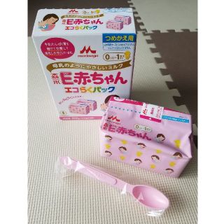 モリナガニュウギョウ(森永乳業)のE赤ちゃん　エコらくパック　詰め替え用　ミルク(その他)