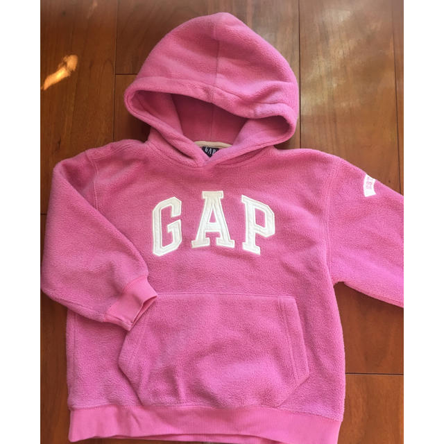 GAP Kids(ギャップキッズ)のGAP フリースパーカー100cm キッズ/ベビー/マタニティのキッズ服女の子用(90cm~)(ジャケット/上着)の商品写真