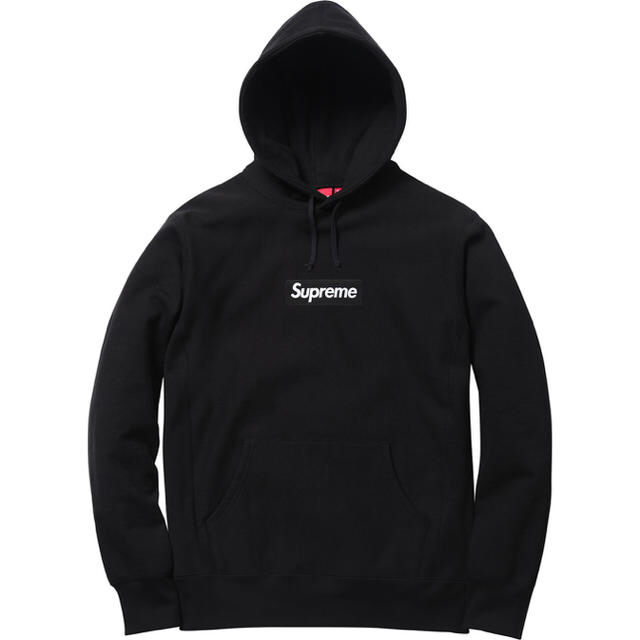 16aw Box Logo Hooded Sweatshirt Black Mパーカー