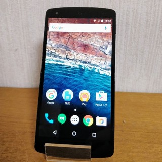 エルジーエレクトロニクス(LG Electronics)のSIMフリー Google Nexus5 LG-D821 ブラック 本体 LG(スマートフォン本体)