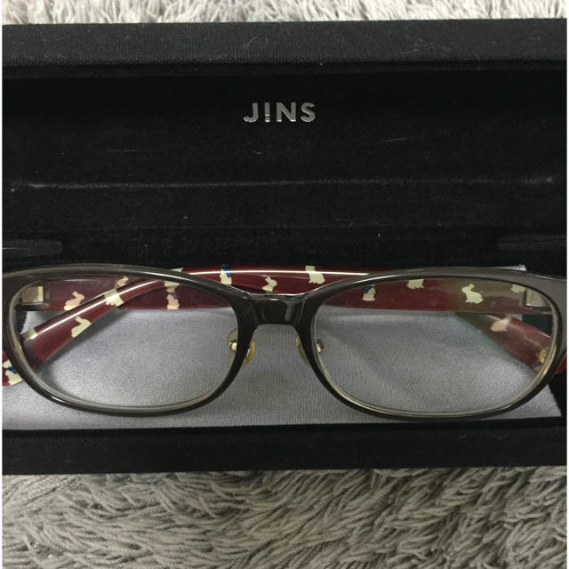 JINS(ジンズ)のJINS メガネ うさぎ柄 レディースのファッション小物(サングラス/メガネ)の商品写真