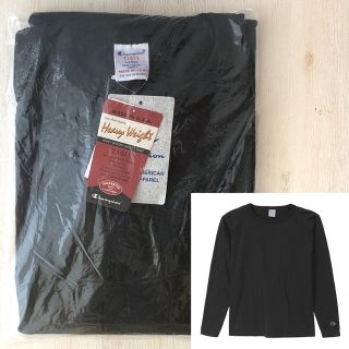 チャンピオン(Champion)の★新品正規品・長袖ブラックS ★チャンピオン T1011 ラグランロングTシャツ(Tシャツ/カットソー(七分/長袖))