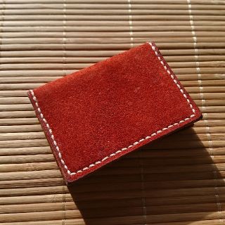 ハンドメイド レザー  パスケース(名刺入れ/定期入れ)