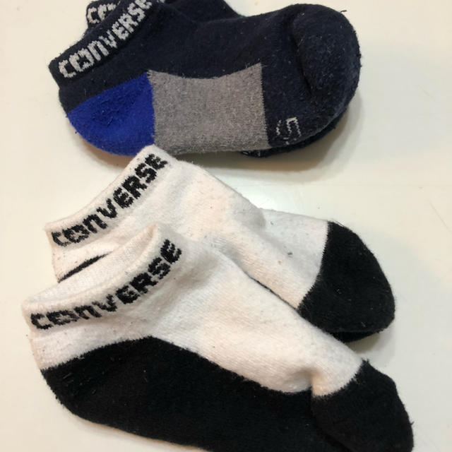 CONVERSE(コンバース)のコンバース キッズ 冬用 くるぶし 靴下 13-16cm キッズ/ベビー/マタニティのこども用ファッション小物(靴下/タイツ)の商品写真