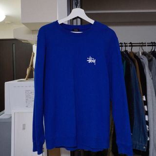 ステューシー(STUSSY)のStussy スウェット ブルー(スウェット)