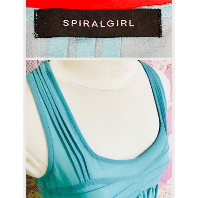 SPIRAL GIRL(スパイラルガール)のSPIRAL GIRL ワンピース ミニ M レディースのワンピース(ミニワンピース)の商品写真