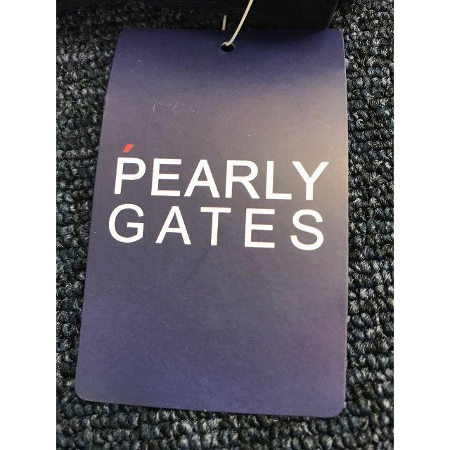 PEARLY GATES(パーリーゲイツ)の[パーリーゲイツ] PEALY GATES 紺 サンバイザー 男女兼用 メンズの帽子(サンバイザー)の商品写真