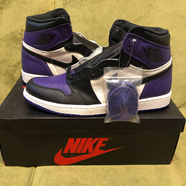 メンズ正規品 NIKE AIR JORDAN 1 RETRO COURT PURPLE