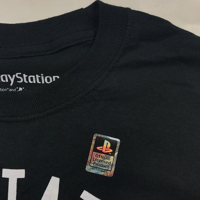PlayStation(プレイステーション)の残①プレイステーション オフィシャルロンT 袖ロゴ【M】黒 新品 180613 メンズのトップス(Tシャツ/カットソー(七分/長袖))の商品写真