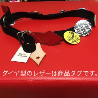 ヴィヴィアンウエストウッド(Vivienne Westwood)のvivienne westwood☆缶バッジ10個付レディースベルトタグ付新品(その他)