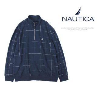 ノーティカ(NAUTICA)のSALE 古着 NAUTICA スウェット スタンド ハーフジップ トレーナー(スウェット)