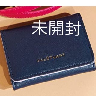 ジルスチュアート(JILLSTUART)のJILLSTUART  三つ折り財布  ネイビー MORE 付録(折り財布)