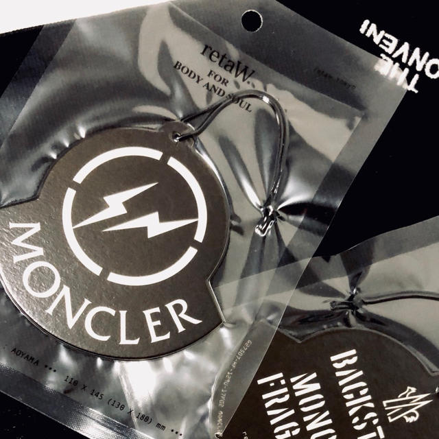 MONCLER fragment retaw CAR TAG 1枚