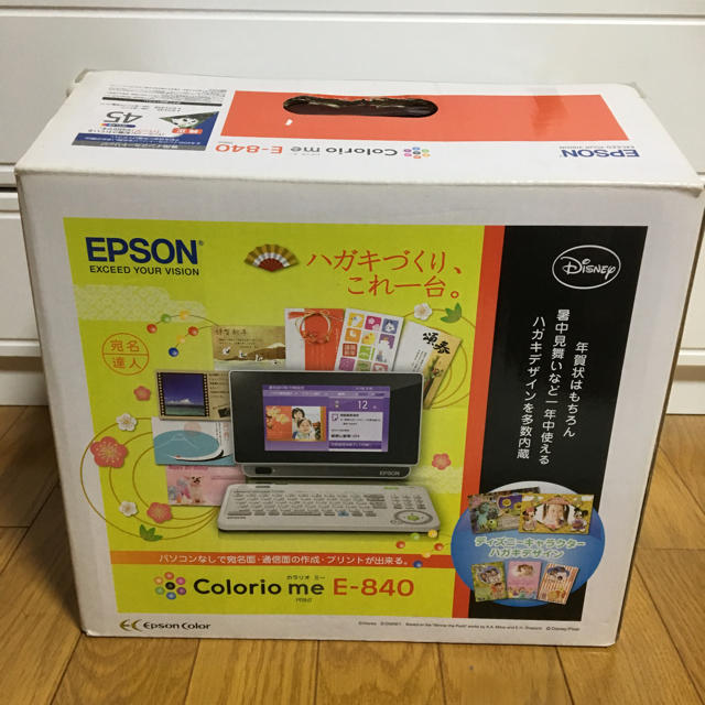 EPSON カラリオ me E-840 エプソン プリンター 写真印刷 インテリア/住まい/日用品のオフィス用品(OA機器)の商品写真