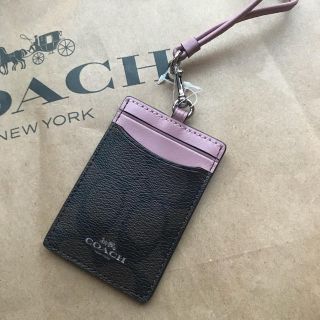 コーチ(COACH)の新品COACH パスケース(パスケース/IDカードホルダー)