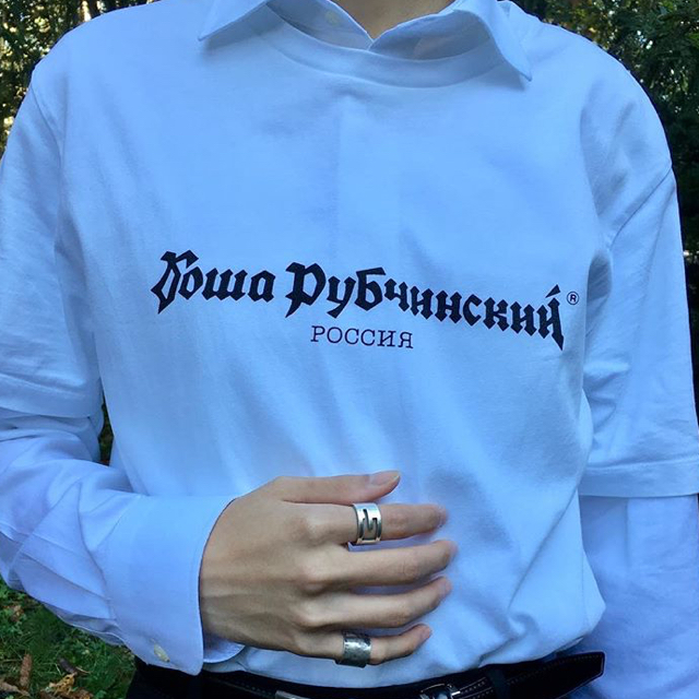 Tシャツ/カットソー(半袖/袖なし)ゴーシャラブチンスキー gosha rubchinskiy Tシャツ