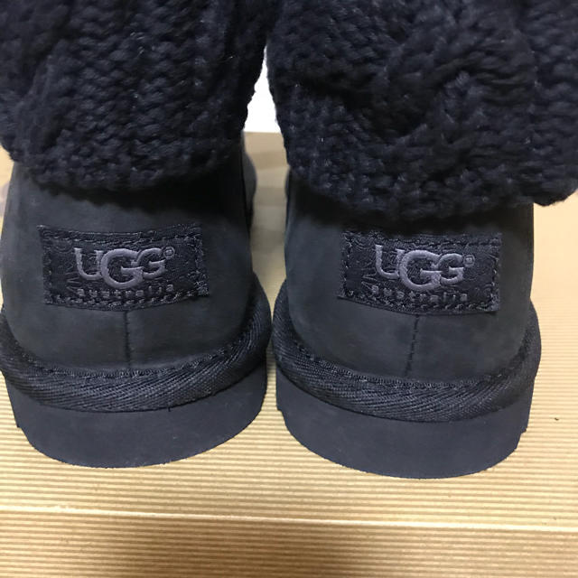 UGG(アグ)の新品UGG  ニットブーツ ブラック US6  23㎝ レディースの靴/シューズ(ブーツ)の商品写真