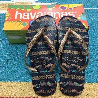 ハワイアナス(havaianas)のHAVAIANAS ビーチサンダル 18.5 19.5 エスニック ビーサン(サンダル)