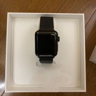 アップルウォッチ(Apple Watch)の未使用 Apple Watch series3 ステンレススチール38mm(腕時計)