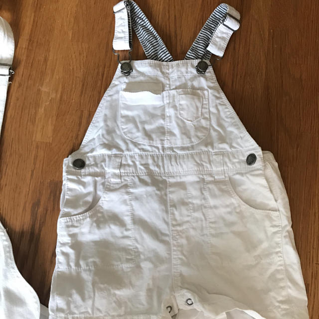 ZARA(ザラ)のザラ ZARA baby boy サロペット ホワイト キッズ/ベビー/マタニティのベビー服(~85cm)(ロンパース)の商品写真