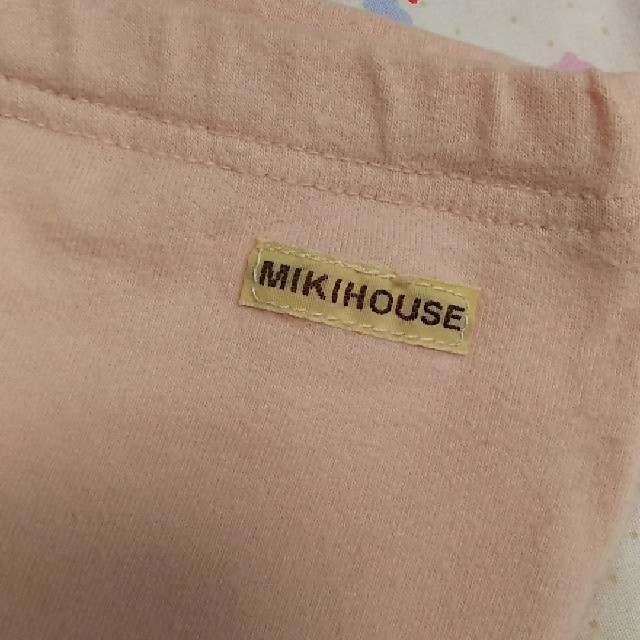 mikihouse(ミキハウス)の 80センチ ズボン サーモンピンク 無地 ミキハウス キッズ/ベビー/マタニティのベビー服(~85cm)(パンツ)の商品写真