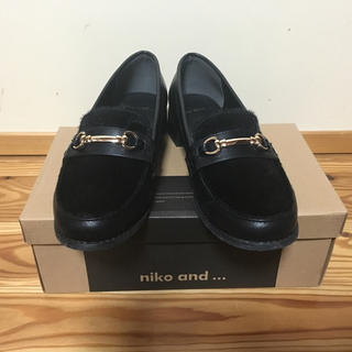 ニコアンド(niko and...)のnico and…  ローファー 黒(ローファー/革靴)