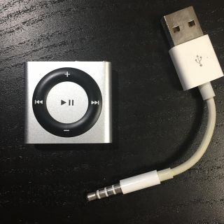 アップル(Apple)のipod shuffle 2GB シルバー(ポータブルプレーヤー)